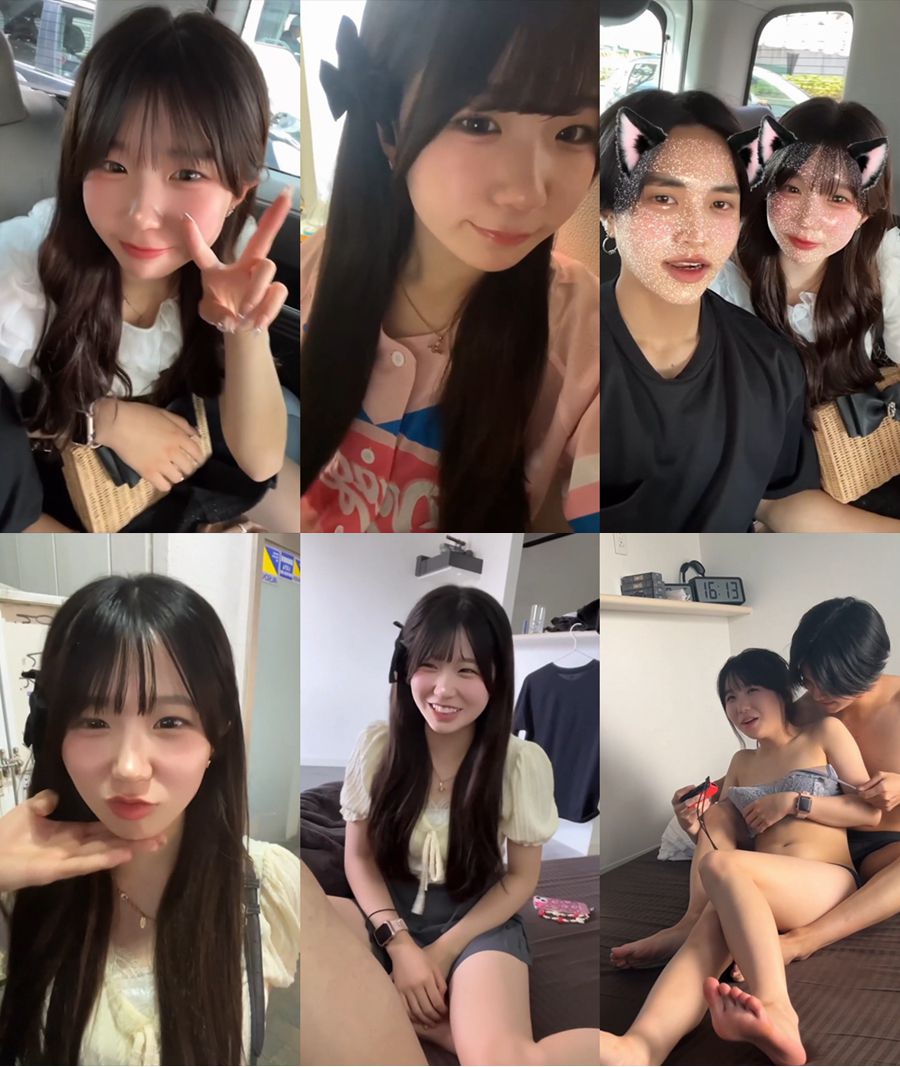 상큼한 여친과 데이트 영상 유출