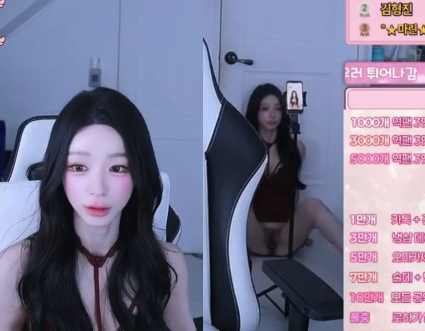 눈 튀어나옴 주의 로하의 노팬티 방구석플레이